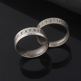 Dui d'anneaux vikings de runes pour couple
