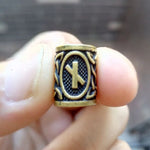 bague de barbe rune viking Nauthiz