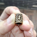 bague de barbe rune viking Eihwaz