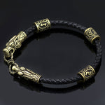 Bracelet viking Serpent de Midgard