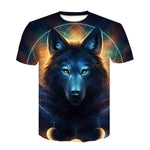T-shirt viking loup cosmique