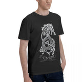 T-shirt viking loup fenrir