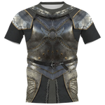 T-shirt viking armure
