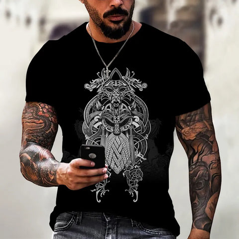 t-shirt viking Odin