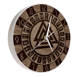 Horloge viking Valknut en rune avec cadresans LED