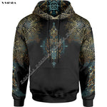 sweat-shirt sigil, runes et noeuds vikings