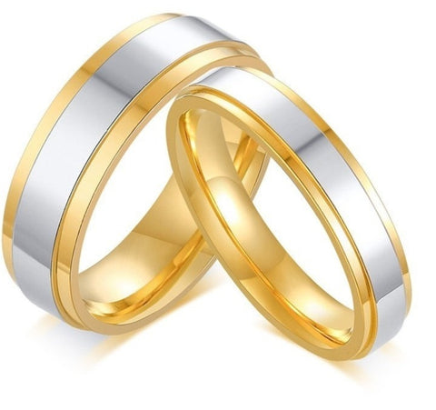 2 anneaux vikings amour de frigga un pour homme plus large, un pour femme plus fin. Alliances viking