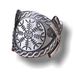 Bague viking heaume de terreur