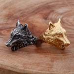 Bague viking loup