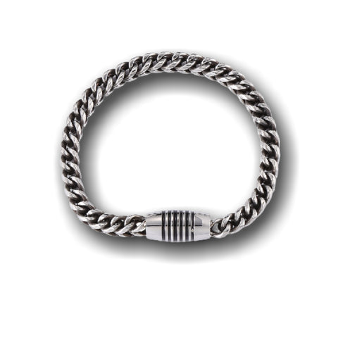 Bracelet viking homme couleur argent