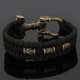 Bracelet viking Marteau de Thor vu de dos