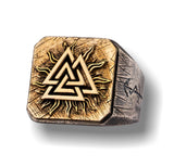 Chevalière viking Valknut