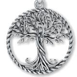 pendentif viking Yggdrasil en argent et sans chaine