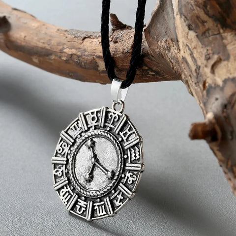 pendentif viking signes du zodiaque