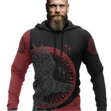 sweat-shirt viking<br>Corbeau d'Odin