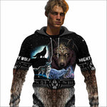 Sweat-shirt<br>loups vikings