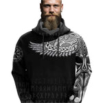 Sweat-shirt viking<br>aile de Munin