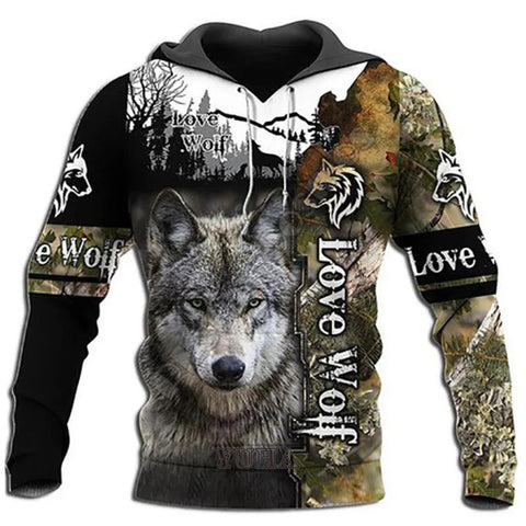 Sweat-shirt viking<br>Amour des loups