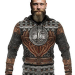 Sweat-shirt viking <br>armure arbre de vie