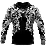 Sweat-shirt viking<br>Corbeaux d'Odin