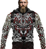 Sweat-shirt viking<br>Fenrir stylisé