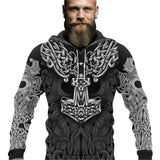 sweat-shirt viking<br>Marteau de Thor