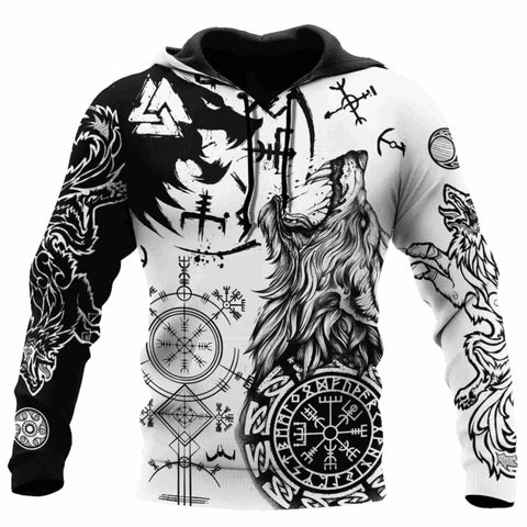 Sweat-shirt viking <br> Loups féroces