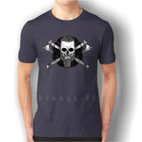 T-shirt Viking crane et hache