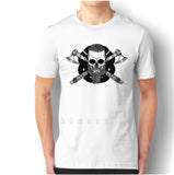 T-shirt Viking crane et hache