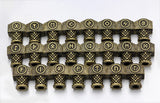 Perles de barbe viking runes du futhark sur marteau de thor