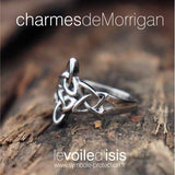 bague triquetra viking - bijou pour femme nordique - anneau de charme - bague envoutante et ensorcellante
