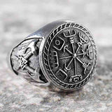 Chevalière viking<br>Vegvisir et haches