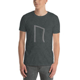 t-shirt viking rune uruz de couleur gris foncé